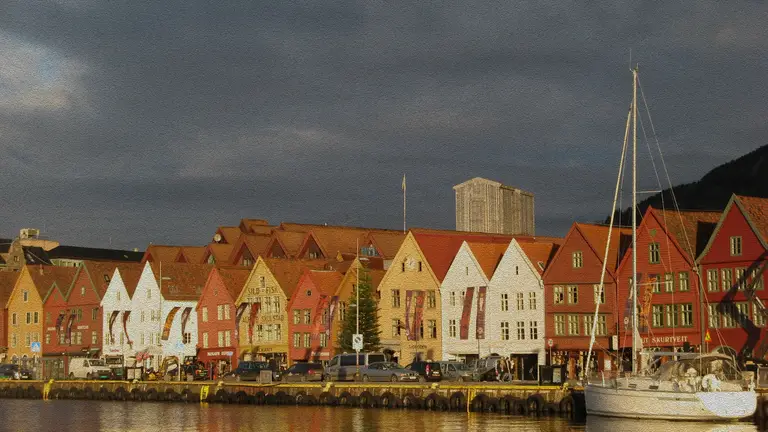 Picture of Bergen, Norway; Clothify effect