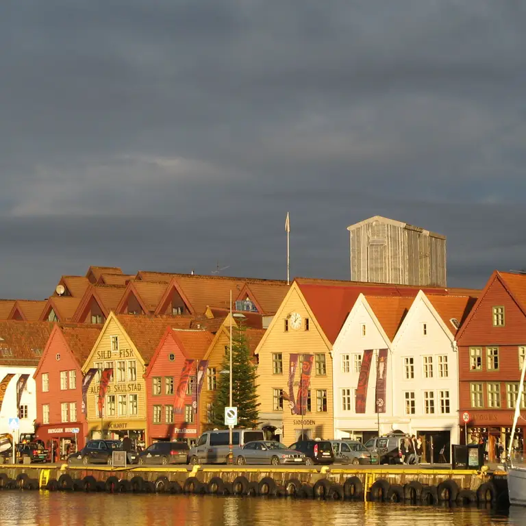 Picture of Bergen, Norway; 1:1 aspect ratio