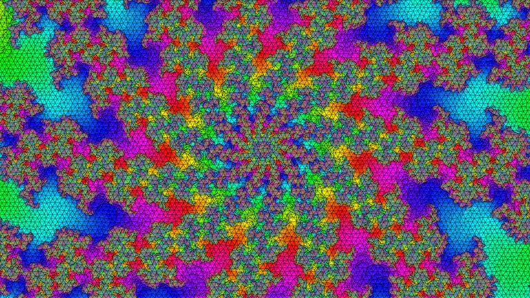 Mandelbrot Fractal; Mosaic effect