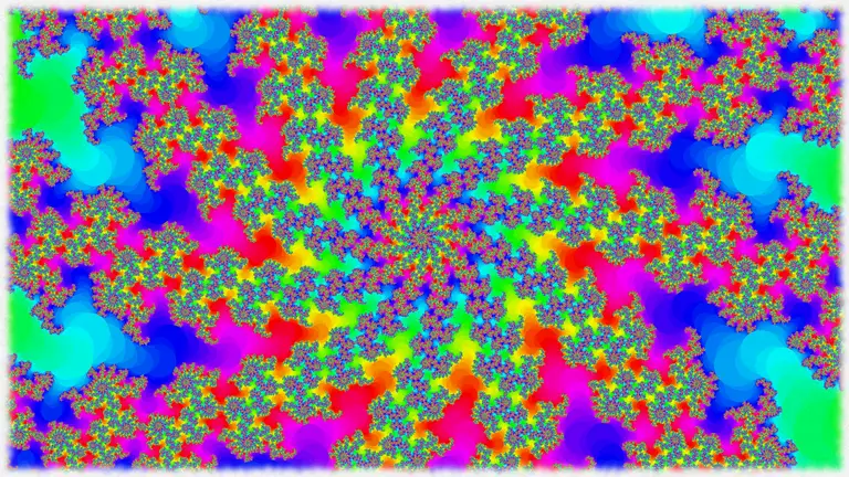 Mandelbrot Fractal; Old Photo effect